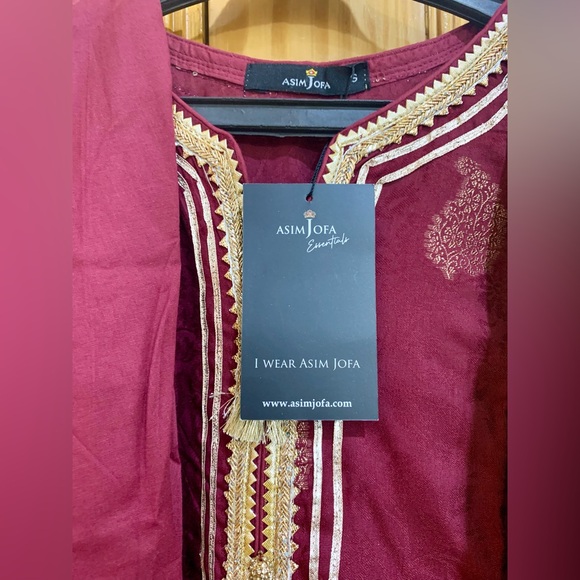 Designer Asim Jofa 3 pc Dress - Picture 5 of 14